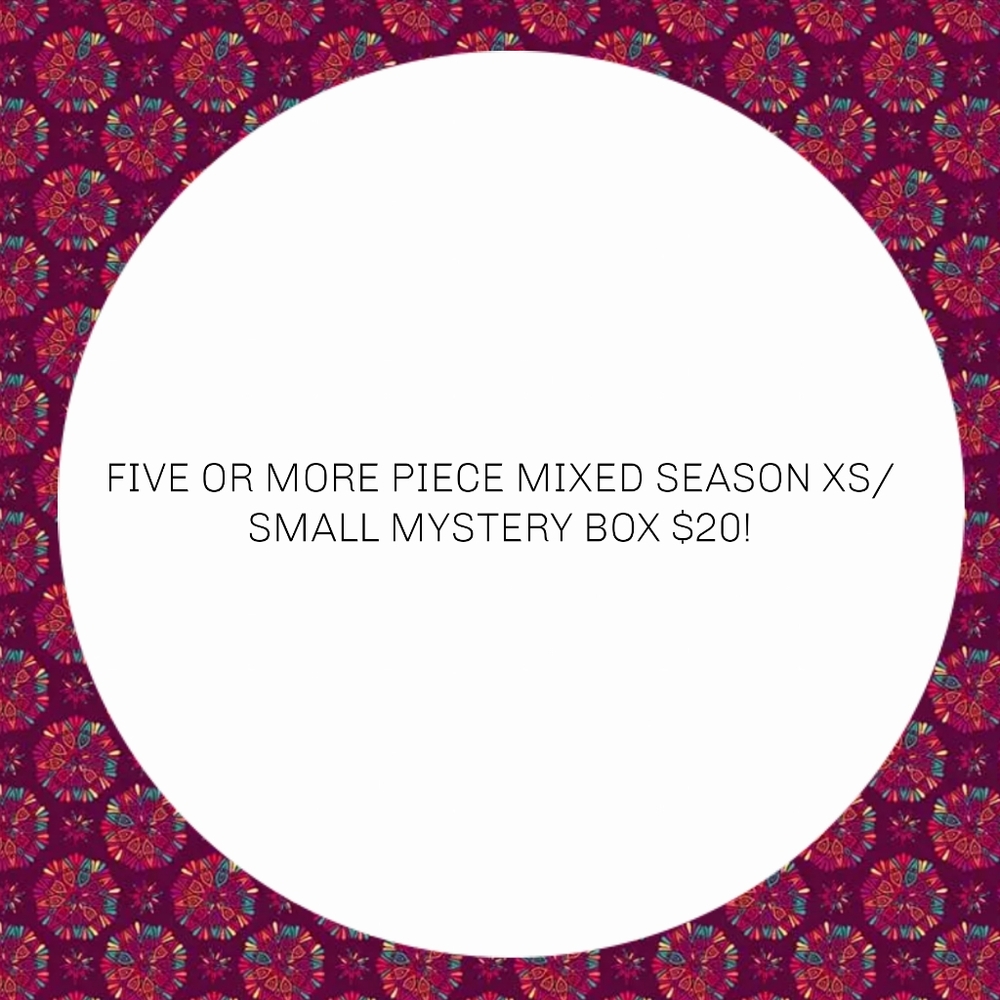 5 or More XS/Small Mixed Season Items